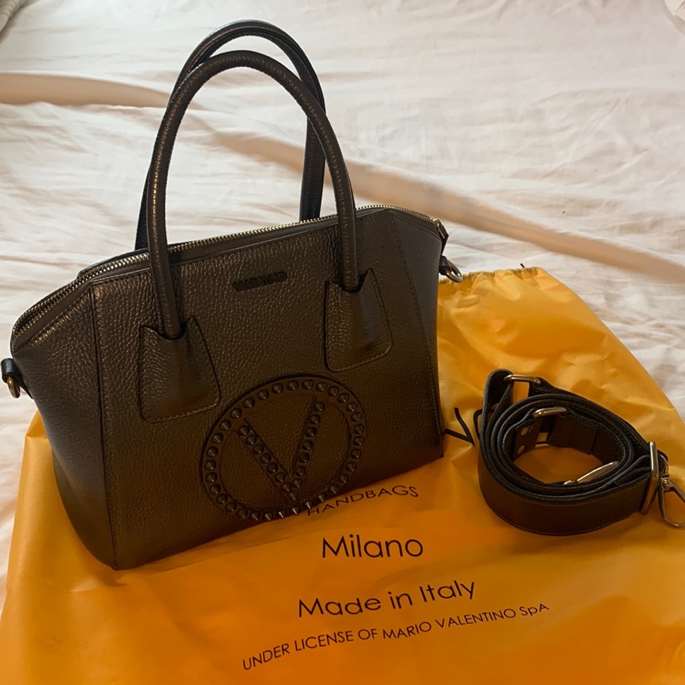 Mario Valentino black tote bag